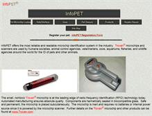 Tablet Screenshot of infopet.biz
